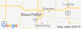 Sioux Falls map
